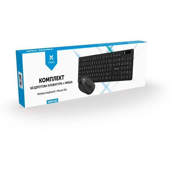 Комплект Vinga KBSW-100 Black KBSW-100 фото