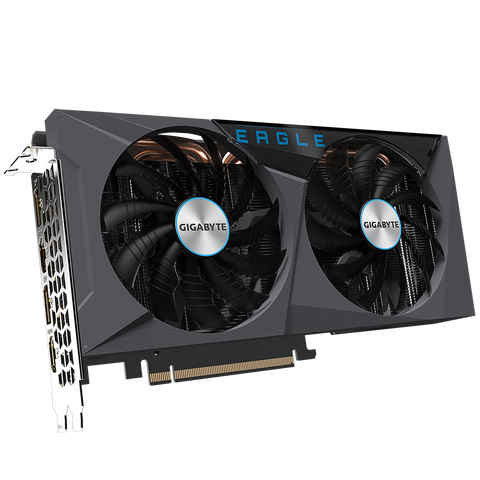 Відеокарта GIGABYTE GeForce RTX 3060 Ti EAGLE OC 8G rev. 1.0 Б/В GV-N306TEAGLE OC-8GD rev. 1.0 фото