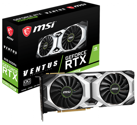 Відеокарта MSI GeForce RTX 2080 SUPER VENTUS OC Б/в GeForce RTX 2080 SUPER VENTUS OC Б/в фото