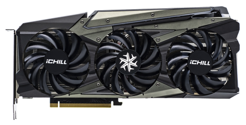 Відеокарта INNO3D GEFORCE RTX 3070 ICHILL X4 LHR Б/в C30704-08D6X-1710VA35 фото