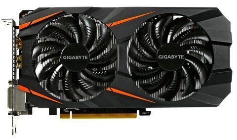 Відеокарта GIGABYTE GeForce GTX 1060 WINDFORCE OC 3G Б/в GV-N1060WF2OC-3GD фото