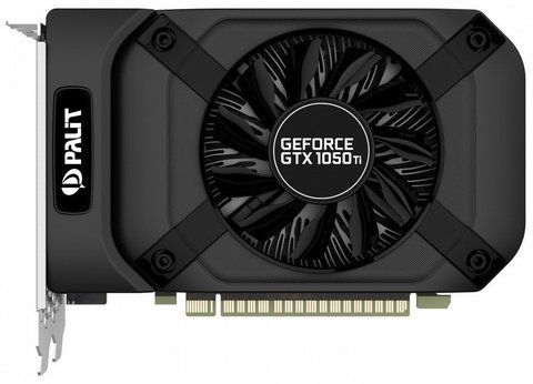 Відеокарта Palit GeForce GTX 1050 Ti StormX 4Gb Б/в NE5105T018G1-1070F фото