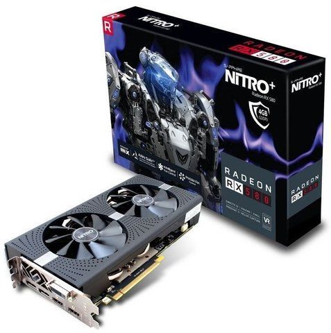 Відеокарта Sapphire AMD Radeon RX 580 4Gb Nitro+ Б/в 11265-07 фото
