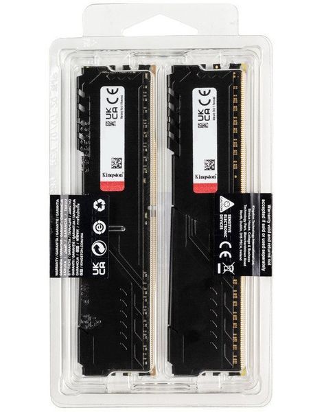 Оперативна пам'ять Kingston FURY 16 GB (2x8GB) DDR4 2666 MHz Beast Black Б/в KF426C16BBK2/16 фото