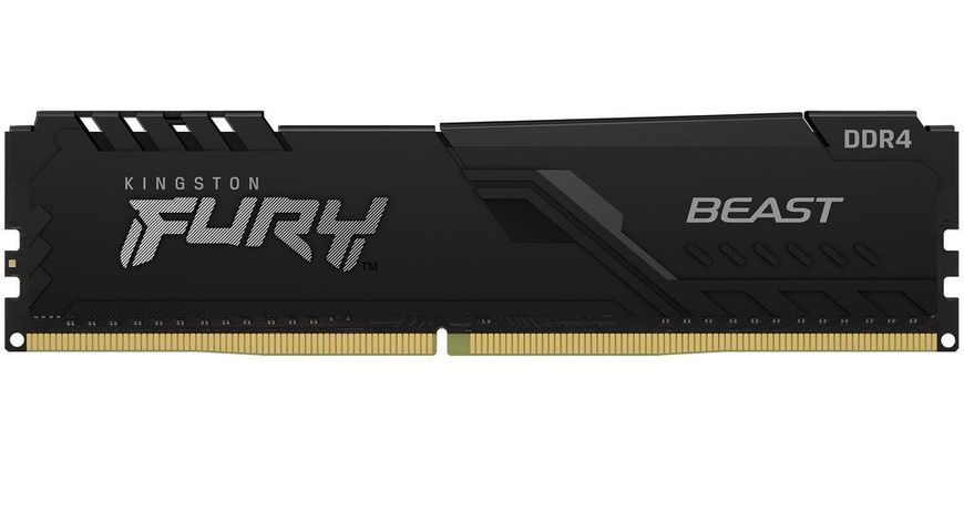 Оперативна пам'ять Kingston FURY 16 GB (2x8GB) DDR4 2666 MHz Beast Black Б/в KF426C16BBK2/16 фото
