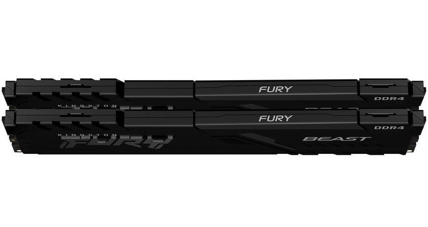 Оперативна пам'ять Kingston FURY 16 GB (2x8GB) DDR4 2666 MHz Beast Black Б/в KF426C16BBK2/16 фото