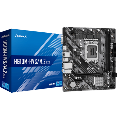 Материнська плата ASRock H610M-HVS/M.2 R2.0 Socket 1700 H610M-HVS/M.2 R2.0 фото