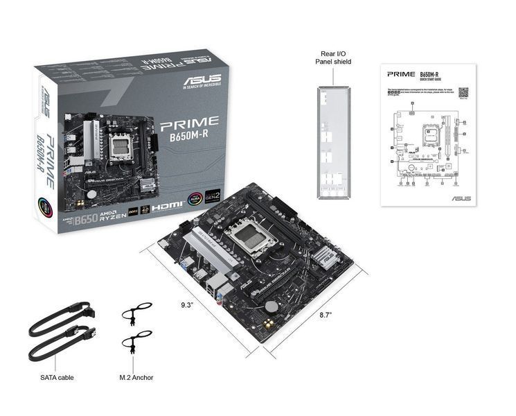 Материнська плата Asus Prime B650M-R Socket AM5 Asus Prime B650M-R Socket AM5 фото