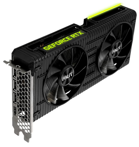 Відеокарта Palit GeForce RTX 3060 Ti Dual Б/в NE6306T019P2-190AD фото